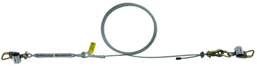 3MDBI-SALA SecuraSpan 7403160 Horizontal System 160-Feet Galvanized Cable Lifeline, Includes Tensioner, Termination and Mounting Hardware, Zorbit Energy Absorber