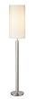 Adesso Hollywood Floor Lamp, Satin Steel