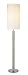Adesso Hollywood Floor Lamp, Satin Steel