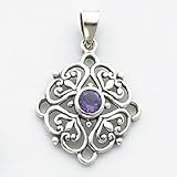 Sterling Silver Amethyst Pendant