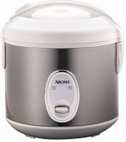 AROMA Stainless Steel cool touch rice cooker - 4 Cup