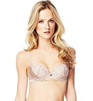 Autograph Floral Embroidered Padded A-DD Bra