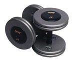 Gray Pro Style 105-120 lb. Dumbbells