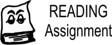 Reading Assignment Teacher Stamp - Purple