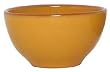 Terracotta Glazed Pottery Dark Wheat Yellow Cereal Bowl 5.5"D Set / 2