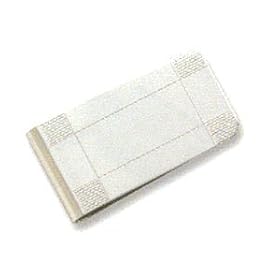 Gold Plated Etched Lines Money Clip (Silver Shown)