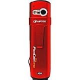 Aiptek Pencam Trio Hd Red 4gb Camcorder, 2 Hours Hd Video
