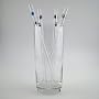 Handmade Glass Drinking Straws - Set of 4