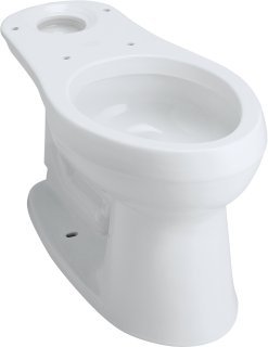 Buy KOHLER Cimarron Comfort Height Elongated Toilet Bowl, without Seat, Black Black #K-4286-7