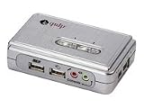 Equip Pocket KVM Switch (USB Audio) silber