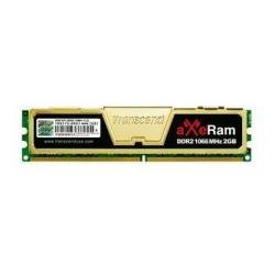 Transcend TX1066QLU-2GK 2GB PC1066 Arbeitsspeicher (2x 1GB, 1 Rank, Dual Channel, 1066 Mhz, DDR2)