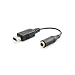 Sprint HTC Touch Stereo Audio Converter (11pins to 3.5mm Stereo Head Jack Converter) (Straight Connector)