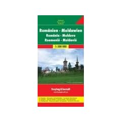 Freytag Berndt Autokarten, Rum�nien-Moldawien - Ma�stab 1:500 000
