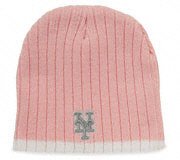 New York Mets Women's Pink Knit Cap
