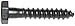 GILPIN IRONWORKS INC 630 4PK Lag Screw