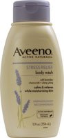Aveeno Stress Relief Body Wash, Lavender, Chamomile and Ylang-Ylang, 12 fl oz (354 ml)