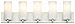 Forecast Lighting F450836 Cambria 5 Light Bath, Satin Nickel