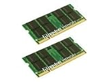 Kingston - Memory - 2 GB ( 2 x 1 GB ) - SO DIMM 200-pin - DDR2 - 667 MHz / PC2-5300 - unbuffered
