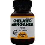 Chelated Manganese (50mg) 120 tabs