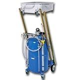 American Forge INT8880 Heavy Duty Waste Oil Drain/Evacuator with Cantilever Basin