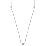 18k White Gold and Diamond Necklace (G-H/VS, 1 ct. tw.)