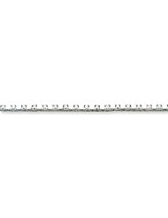 14K White Gold Holds 24 2.8mm Stones 2.16ct Squared Tennis Bracelet Mountin