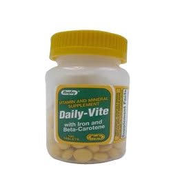 DAILY VITAMIN TB W/IRON *RUG Size: 100