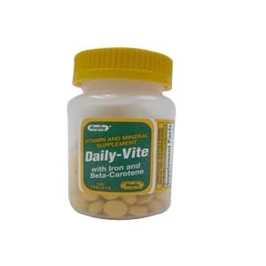 Rugby Daily Multi Vitamin Tablets With Iron And Beta-Carotene - 100 Ea by RUGLABORATORIES
