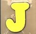 J LETTER MAGNETIC BLOCK by Melissa & Doug