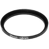 Adorama Step-Up Adapter Ring 55mm Lens to 58mm Filter Size