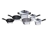 Revere Convenience 8-Piece Stainless-Steel Cookware Set, Plus Bonus Steamer Insert