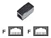 Blue World Bleil CAT.5 Conn RJ45-RJ45-female