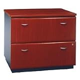 Bush Industries Advantage Lateral File 30x36 Apple/slate Ea - Model 116963