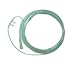 AMSure Nasal Oxygen Cannula, Adult, Curved, Non-Flared Tip with 7 ft (84") Tubing (over the ear style). 50 per case.