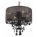 Trans Globe ELS-1 The Versailles 4-Light Bohemian Crystal Chandelier - ELS-1