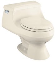 Buy Kohler Rialto K-3386-47 Bathroom Round Front Toilets Almond