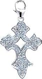 Cross, 14K Gold Diamond Charm