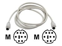 StarTech.com SUNKXT100MM 6-Feet Sun Keyboard/Mouse Male to Male KVM Connection Cable