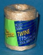 Sisal Twine, 525' Tan