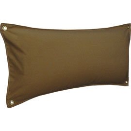 Leather Chambray DuraCord Hammock Pillow - Hideaway Collection by Hatteras Hammocks