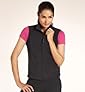 Funnel Neck Zip Fleece Gilet