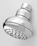 Jaclo Single Function Wide Spray Showerhead W/ Light Nibs S125-BKN Black Nickel