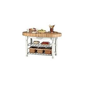 John Boos and Co. American Heritage Collection Alabaster Harvest Table 60x30x4-in. by John Boos
