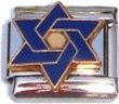  : Clearly Charming Star Of David Italian Charm Bracelet Link