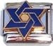Jewelry : Clearly Charming Star Of David Italian Charm Bracelet Link