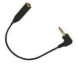 2.5mm 3.5mm STEREO AUDIO HEADPHONE JACK ADAPTOR - BLACK [Electronics]