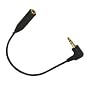 2.5mm 3.5mm STEREO AUDIO HEADPHONE JACK ADAPTOR - BLACK [Electronics]
