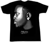 AKON - Air Brush With Bling - Black T-shirt