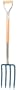 Ames True Temper Kodiak Spading Fork with 10-Inch Chrome-plated Steel Ferrule and Cap 1803500