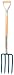 Outdoor Living : Ames True Temper Kodiak Spading Fork with 10-Inch Chrome-plated Steel Ferrule and Cap #1803500